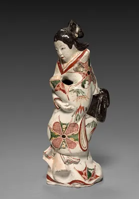 Standing Figure of a Beauty: Arita Ware