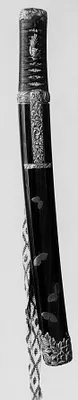 Dagger in Scabbard with Butterflies and Peonies