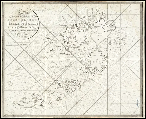 Heather's New and Improved Chart of the Isles of Scilly