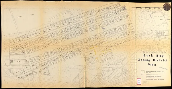 Back Bay zoning district map