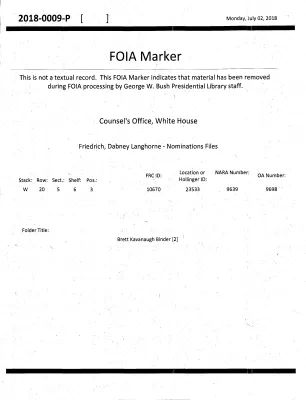 Brett Kavanaugh Binder [2]