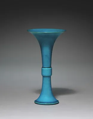 Beaker Vase in Form of Archaic Gu