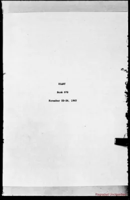 Volume 679, November 22 – November 24, 1943