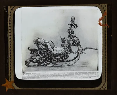 Photograph of the Sleigh of King Ludwig of Bavaria
