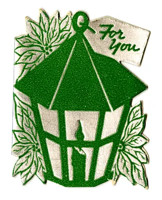 Christmas Gift Tag from Madge G. Wallace to Bess W. Truman
