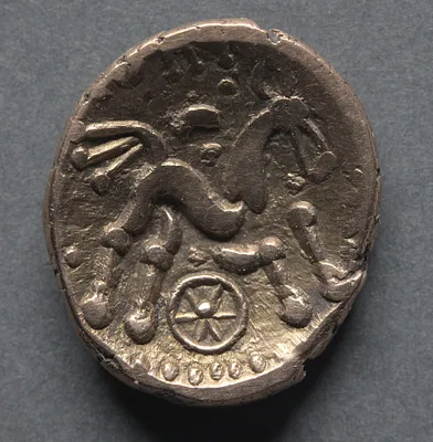 Catti Stater: Tree Symbol on Plain Field (obverse)