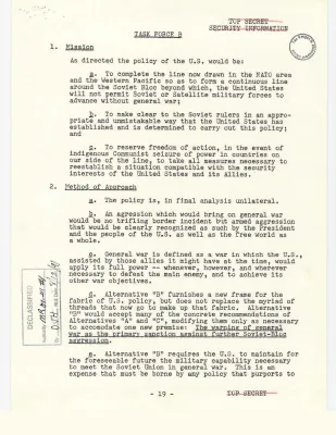 Report to the National Security Council by Project Solarium Task Force A - Part 2 of 7