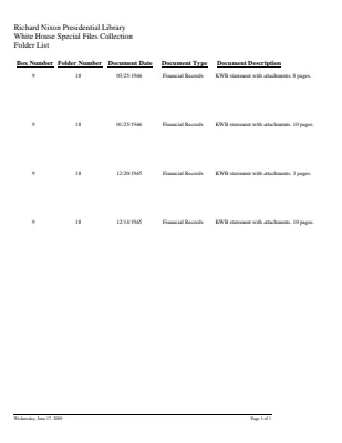 WHSF: Returned, 9-18