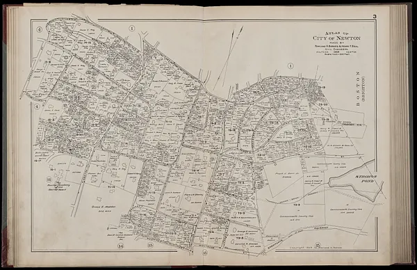 Atlas of the city of Newton, Massachusetts