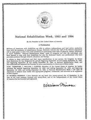 Presidential Proclamation & Statements