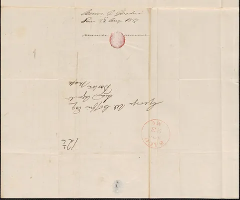 Amos G. Goodwin to George Coffin, 22 August 1837