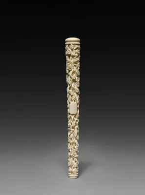 Carved Handle for Parasol