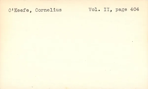Naturalization Index, Hartford County Court and Hartford Court of Common Pleas, 1876-1906, O'Keefe-Reidel