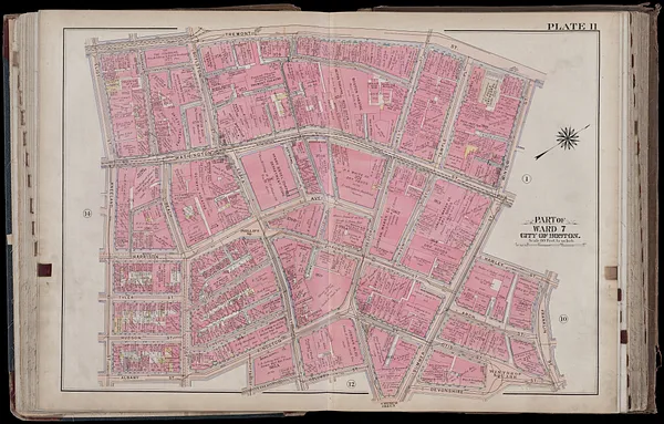 Atlas of the city of Boston, Boston proper and Back Bay : from actual surveys and official plans