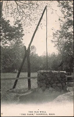 The old well, "The Farm," Norwell, Mass.