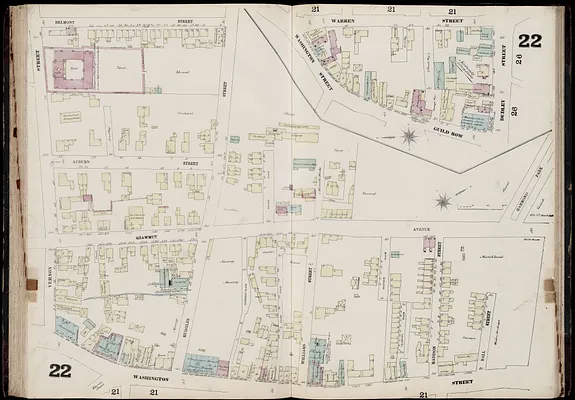 Insurance map of Charlestown : portions of Roxbury (now annexed to Boston) and Cambridge
