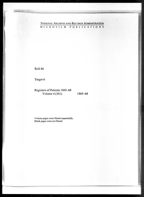 Registers of Patients: Volume 4