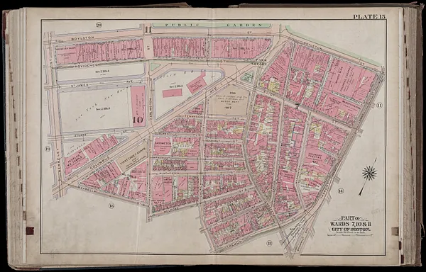 Atlas of the city of Boston, Boston proper and Back Bay : from actual surveys and official plans
