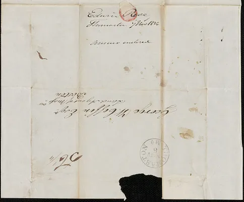 Edwin Rose to George Coffin, 7 November 1834