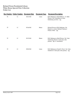 WHSF: Returned, 55-12