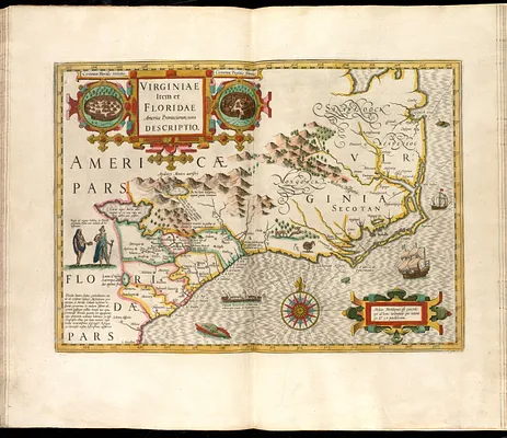 Virginiae item et Floridae Americae provincarum, nova descriptio