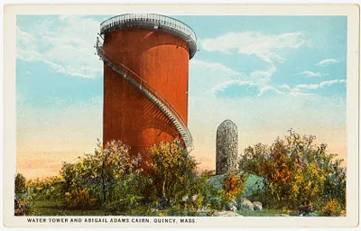 Water Tower and Abigail Adams Cairn, Quincy, Mass.