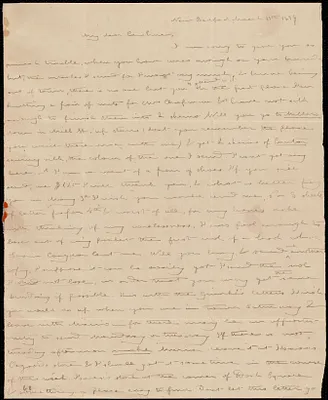 Letter from Debora Weston, New Bedford, [Mass.], to Caroline Weston, March 11th, 1839
