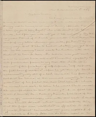 Letter from Debora Weston, New Bedford, [Mass.], to Anne Warren Weston, Sunday morning, March 17th, 1839