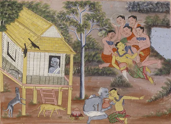 Vessantara Jataka, Chapter 5 (Jujaka)