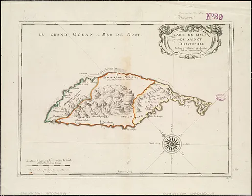 Carte de lisle de Sainct Christophle
