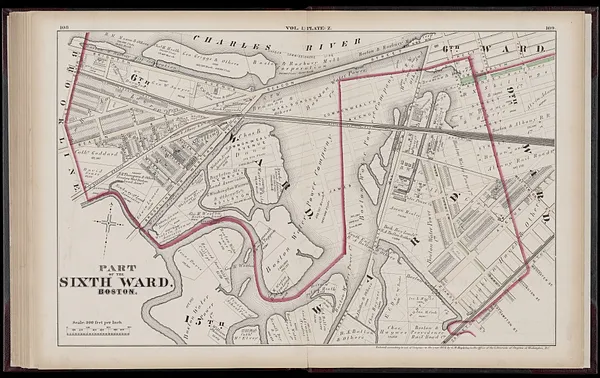 Atlas of the county of Suffolk, Massachusetts : vol. 1st including Boston proper : from actual surveys and official records