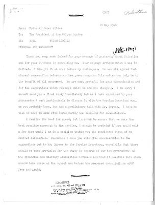 Messages Between President Harry S. Truman and Prime Minister Clement Attlee