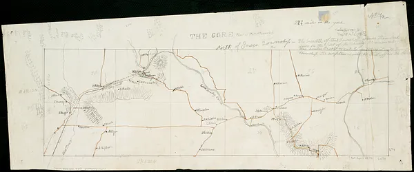The Gore, part of Falls township, north of Green township