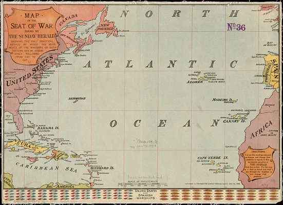 Map of the seat of war