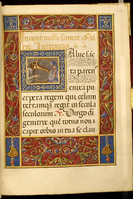 Leaf from Rangoni Bentivoglio Book of Hours