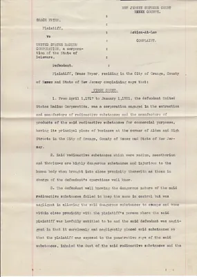 Copies of Court Documents, May , 1927
