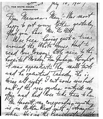 Letter from Harry S. Truman to Martha Ellen Truman and Mary Jane Truman