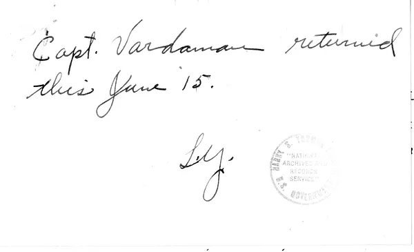 Telegram from Jefferson Caffery to Secrertary of State Edward Stettinius with Attached Internal Note