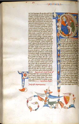 Leaf from Bentivoglio Bible