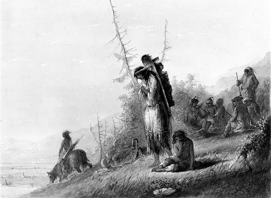 Encampment of Indians