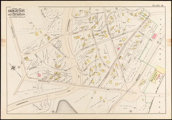 Atlas of the city of Boston, Brighton