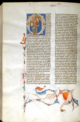 Leaf from Bentivoglio Bible