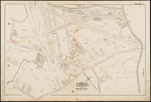 Atlas of the city of Boston : Roxbury
