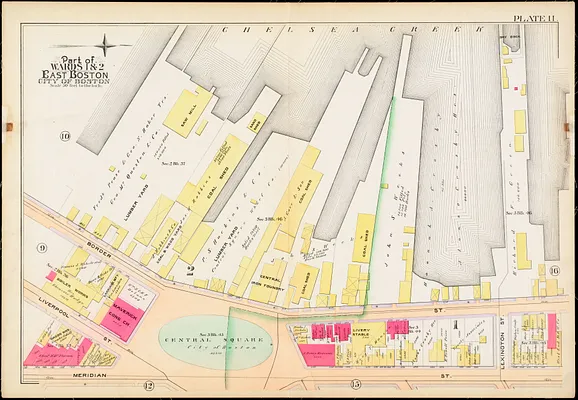 Atlas of the city of Boston : East Boston, Mass.