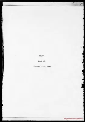 Volume 481, January 1 – January 3, 1942