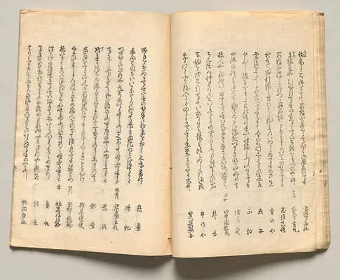 Spread Fourteen from Volume Five of People of Japan in Light Verse (Kyōka)