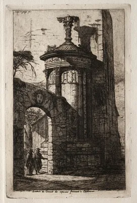 Entrance to the French Capuchin Convent at Athens