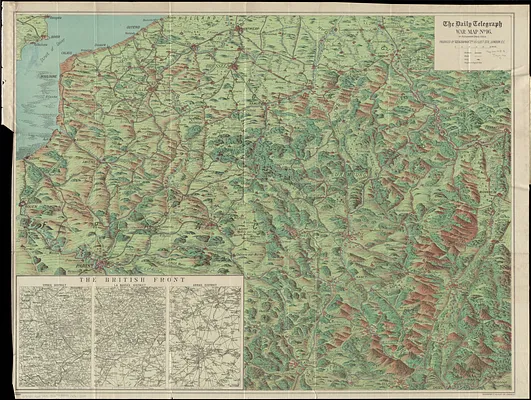 The Daily Telegraph war map no. 16