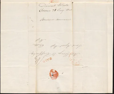 Daniel White to George Coffin, 28 August 1840