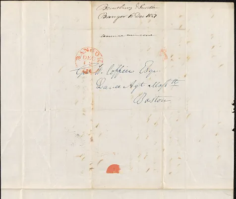 Bradbury and Sweetson to George Coffin, 10 December 1847
